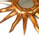Wooden sun mirror, 60s - 23cm
