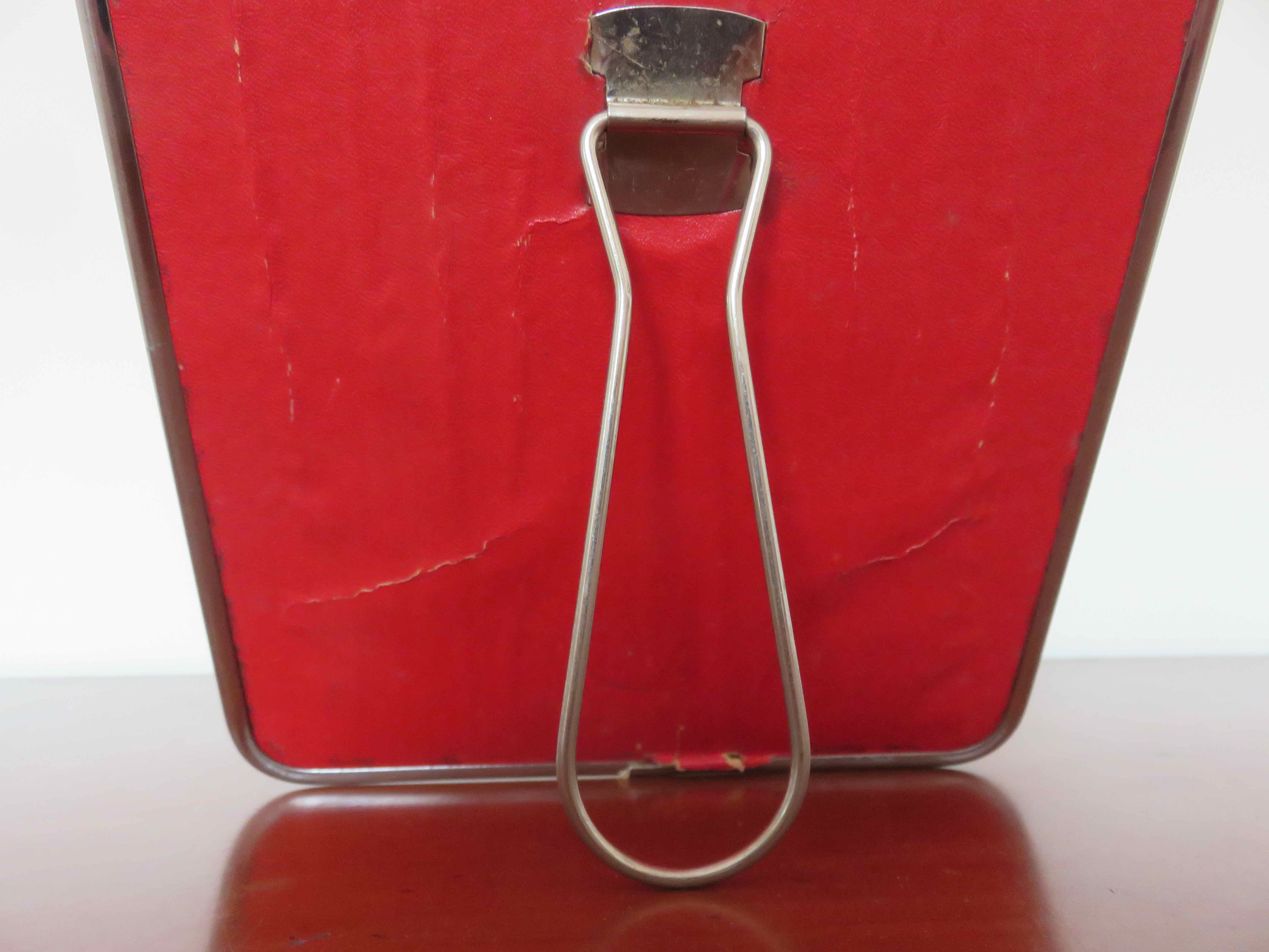 Miroir de barbier à poser ou à suspendre années 50 60
