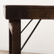 Console vintage industrielle pliable en bois