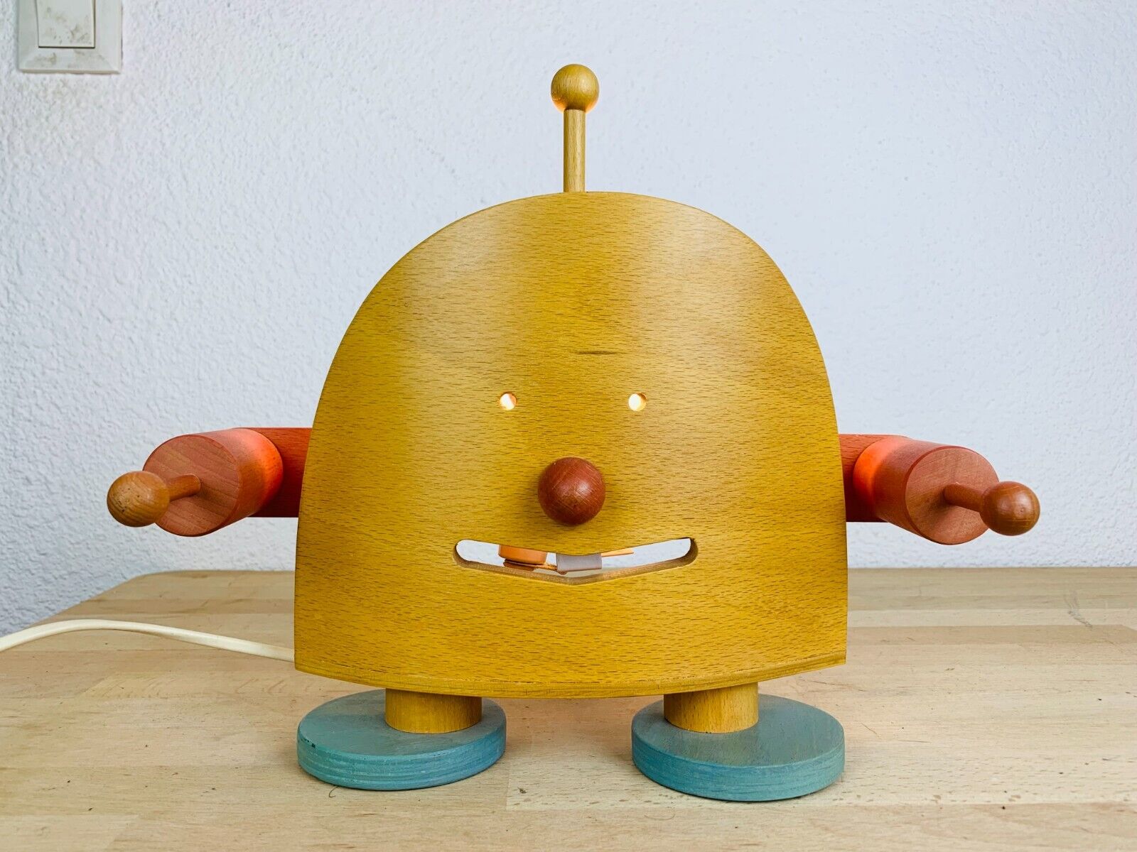 Wall lamp Robot Cogo France the 80s