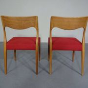 Set of Danish Oak Dining Chairs, 1960s