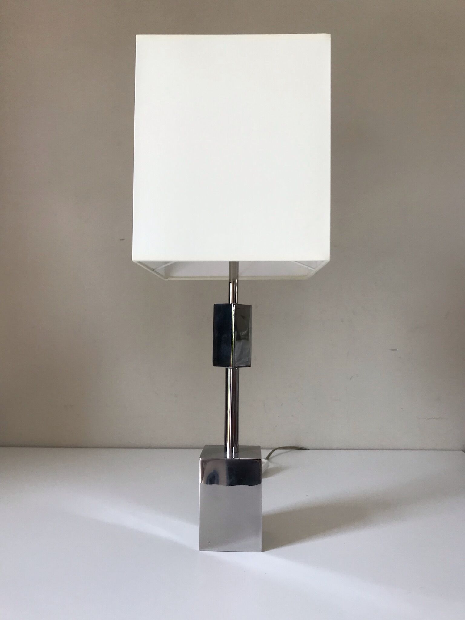 Chrome lamp design of the 70s