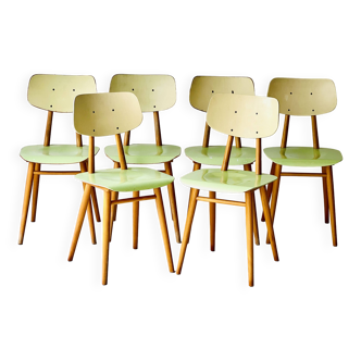 Chaises de Cuisine Bistro Vintage de TON, 1960