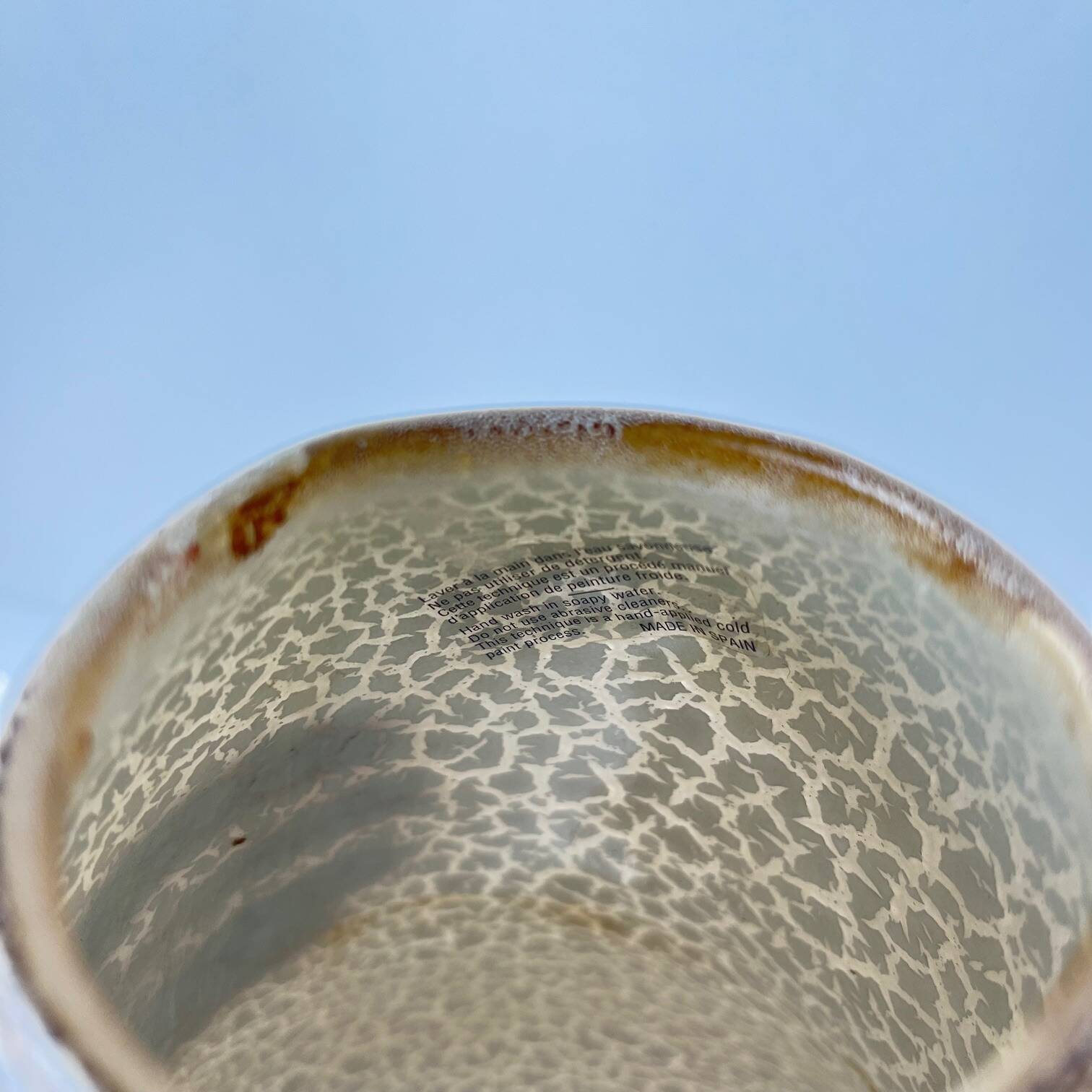 Vase with crackle decoration, Spain, 1990