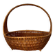 Arched basket in wickerwork 🧺