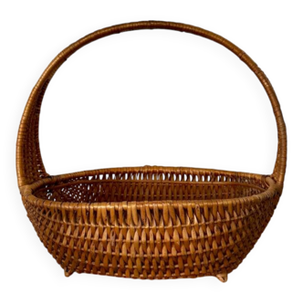 Arched basket in wickerwork 🧺