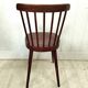 Chaise bistrot pieds compas