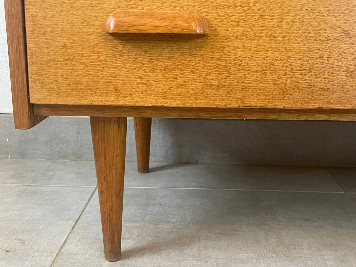 Commode en teck, années 60