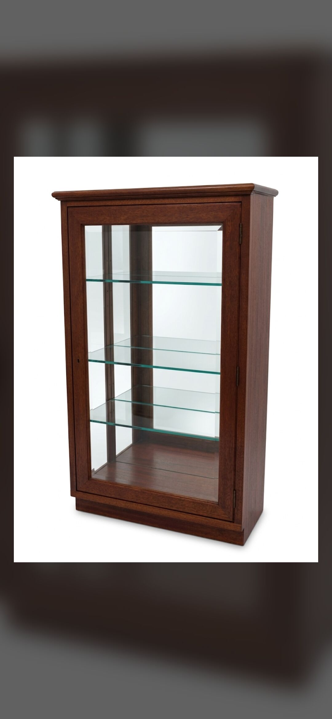 Mahogany display cabinet 20th century