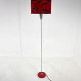 Mid-century Chrome Floor Lamp, Restored, Czechoslovakia