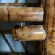 Vintage bamboo shelf 80cm