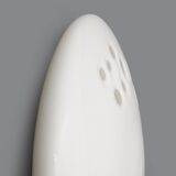 White Murano Glass Ceiling Light, 1970s