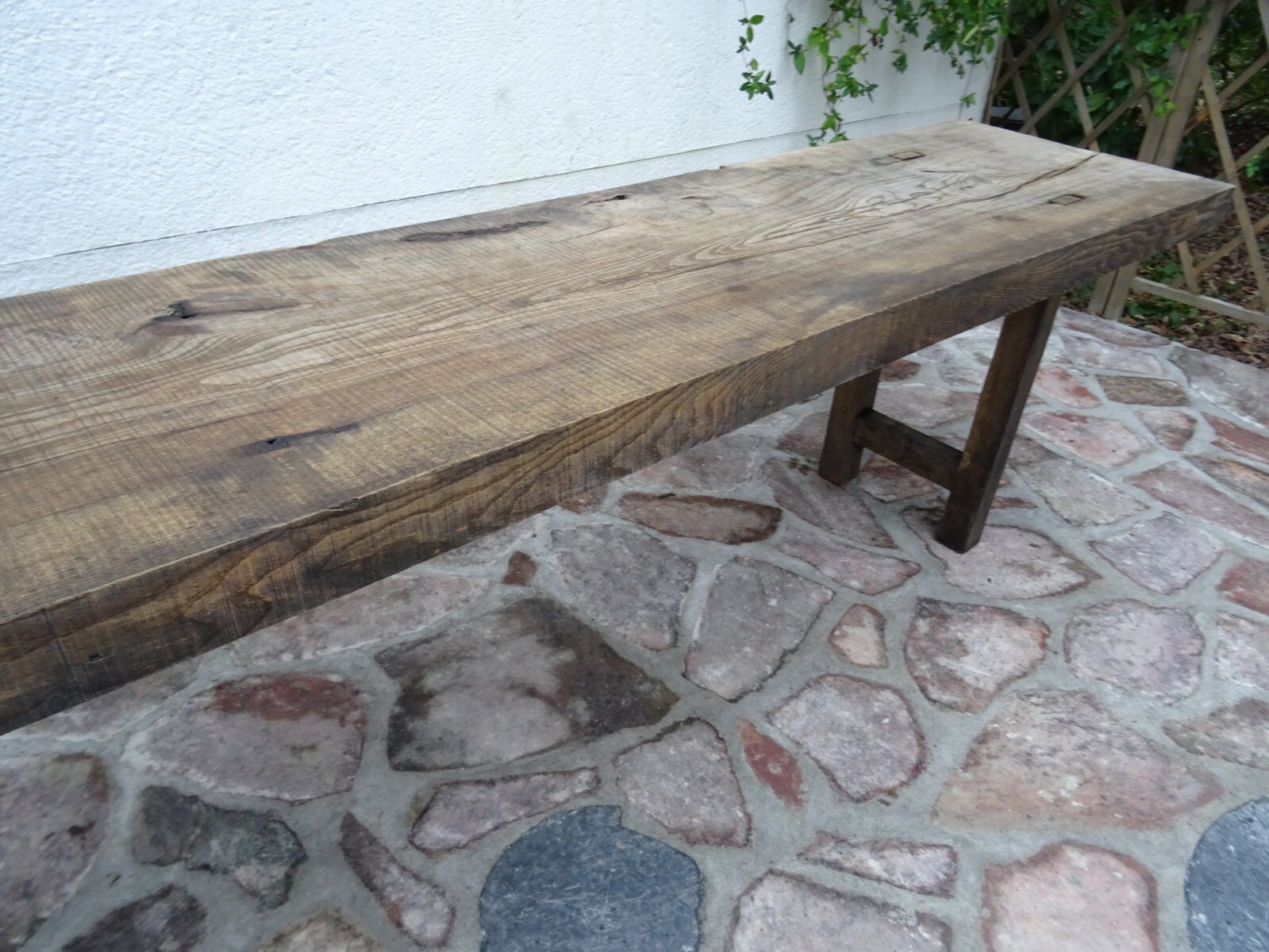 Ancient oak workbench 3 m 20