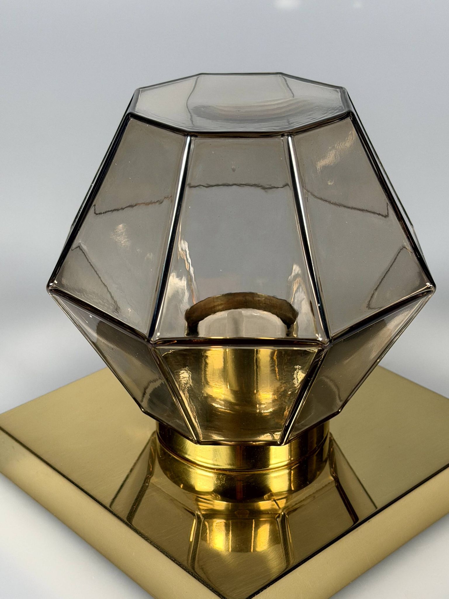 1960s 1970s Wall Sconce Wall Light from Glashütte Limburg Germany Design