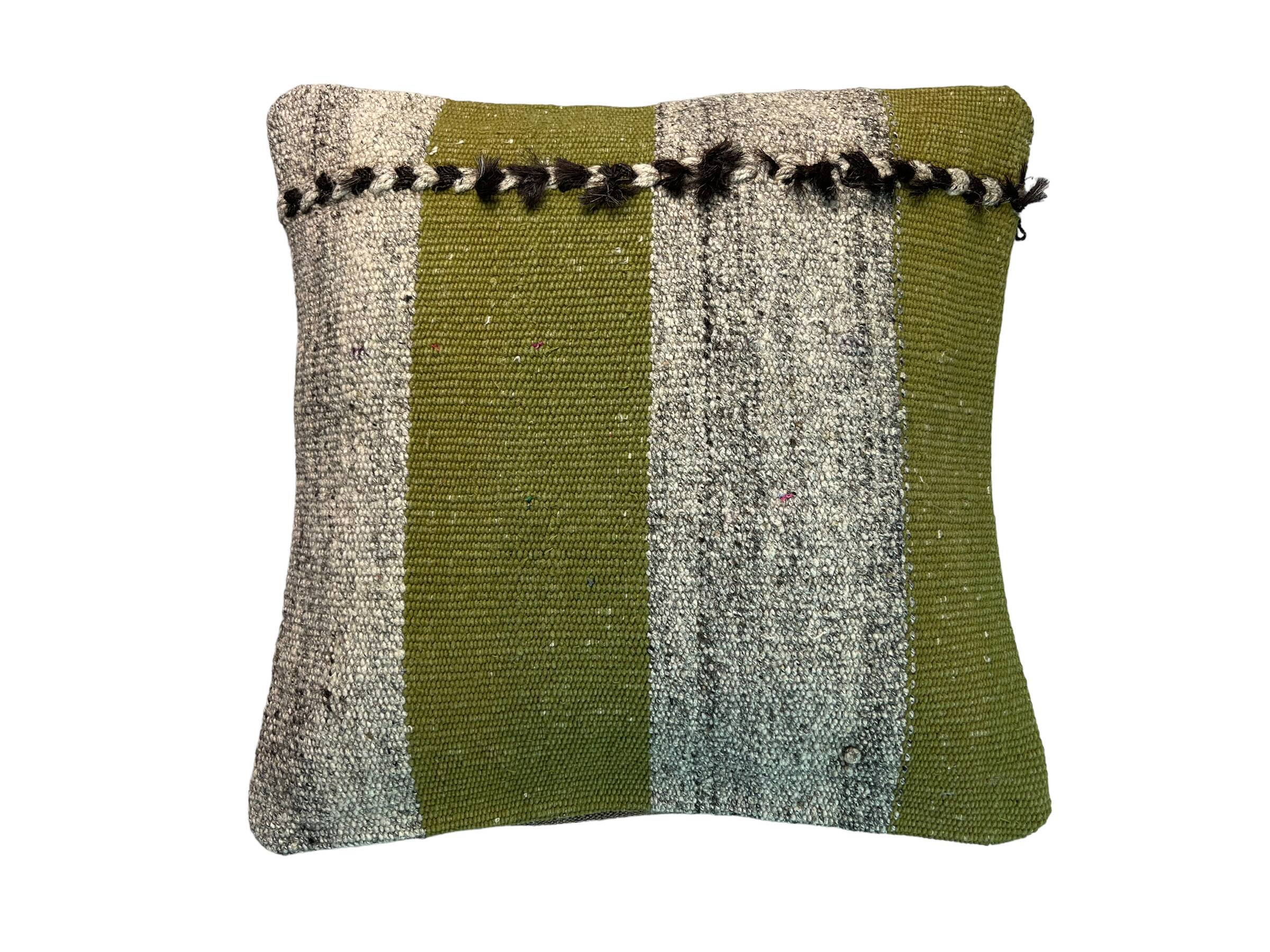 Vintage turkish kilim cushion cover , 40 x 40 cm