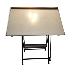 Table architecte années 70