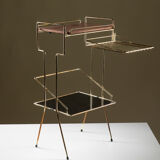 Accent furniture in gilded metal