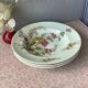 Assiettes Lunéville Keller & Guérin XIXème terre de fer