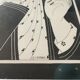 Antique pen and ink art deco fashion designs by ljgreen