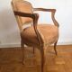 Pair of Louis XV style convertible armchairs