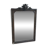 Napoleon III period pediment mirror