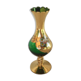 Murano 1960 golden vase with fine gold