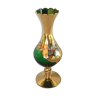 Vase soliflore Murano 1960 doré à l’or fin