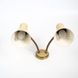 Italian wall lamp double flexible 1950