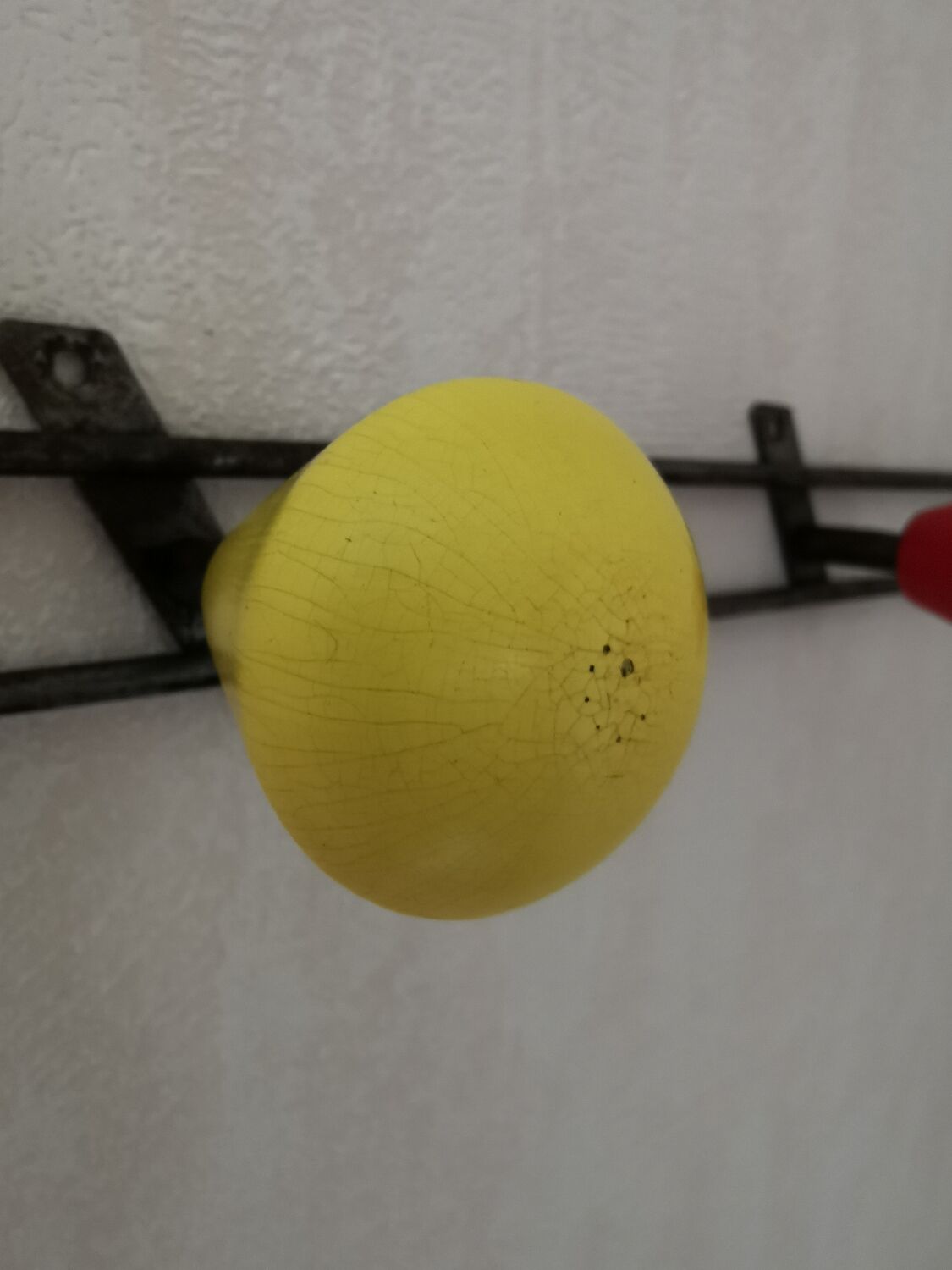 Vintage wall coat rack