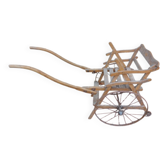 Old vintage wooden cart