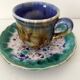Cups and saucers ceramic Gaston Gaubier