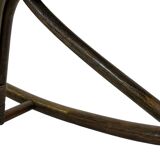 Midcentury bamboo rattan rocking horse 60's design children