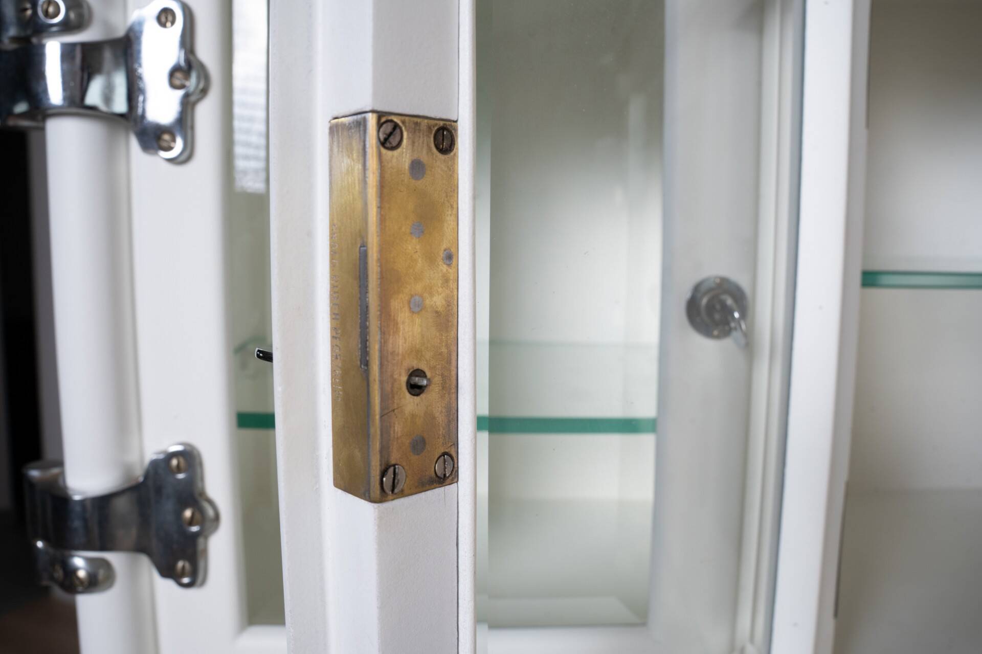German Dental Instrument Cabinet by Arnold Biber, Pforzheim, Circa 1920