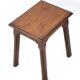 Tabouret bois vintage, tabouret d'appoint, table basse, porte-plante
