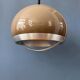 Vintage Space Age Dijkstra mushroom suspension, mid-century modern ceiling light.