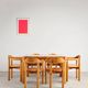 Brutalist table and 6 chairs, Rainer Daumiller, Denmark, 1970s.