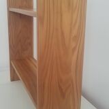 Vintage solid elm shelf