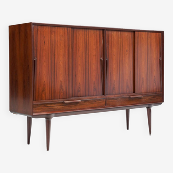 Scandinavian Sideboard Credenza by Gunni Omann Palisander No 13