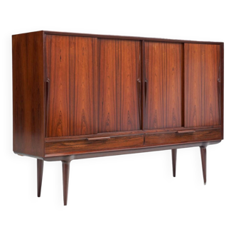 Scandinavian Sideboard Credenza by Gunni Omann Palisander No 13