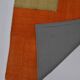 Couverture kilim vintage orange et verte, référence 3857