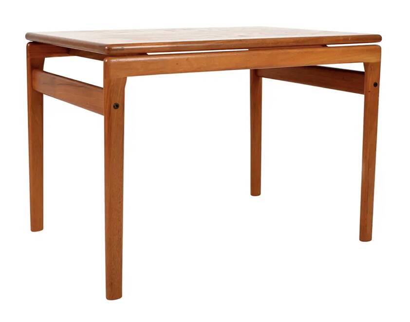Danish teak coffee table Trioh Mobler attributed to Niels Bach, vintage, 1960s