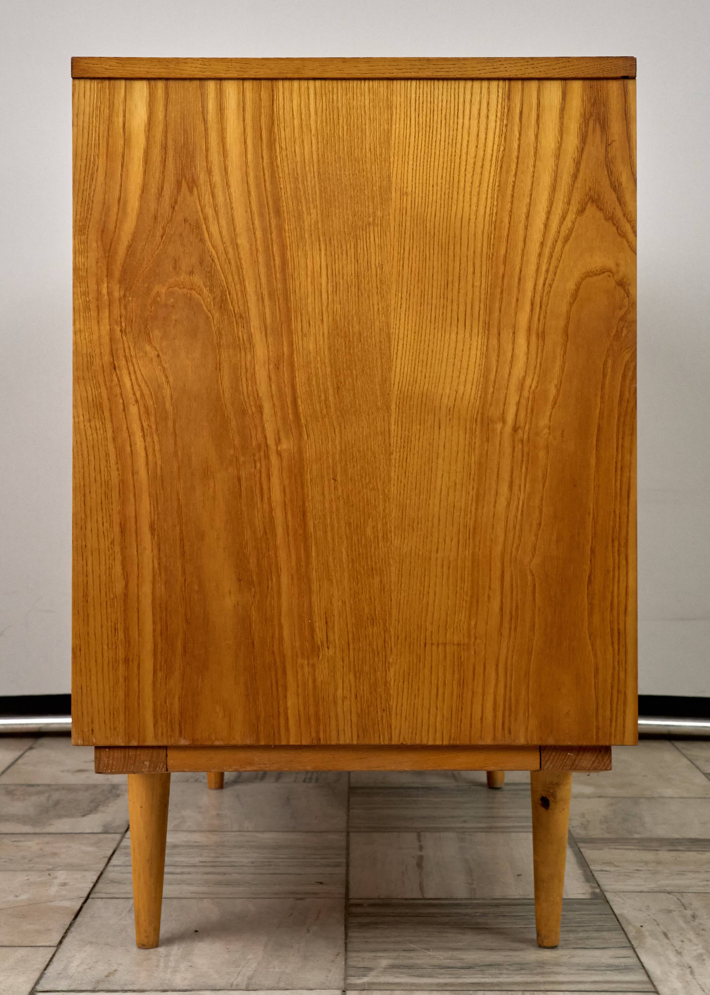 Vintage Bedding Cabinet, 1960s, Czechoslovakia