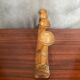 Old Coat Rack Wall Mounted x4 Wood Bamboo Style Vintage