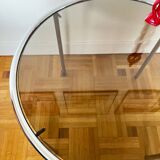 Chrome coffee table