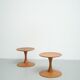 Set of 2x stools by Nanna Ditzel for Kolds Sawmill, 1960s
