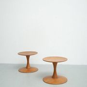 Set of 2x stools by Nanna Ditzel for Kolds Sawmill, 1960s
