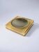 Lucite & rattan ashtray, Christian Dior style, circa 1970
