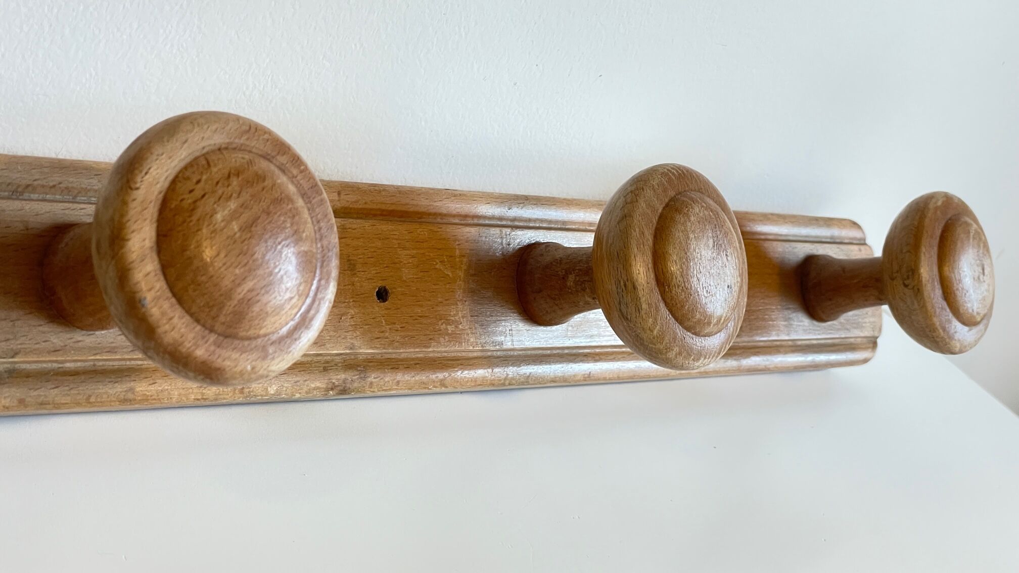 Coat rack 1930 art deco all wood