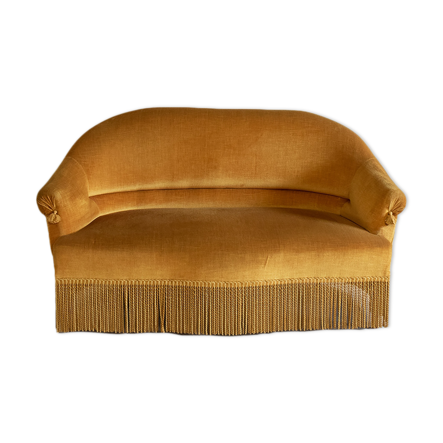 Gold toad bench