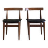 Pair of Scandinavian chairs by Hans Olsen for Frem Rojle - 1960s